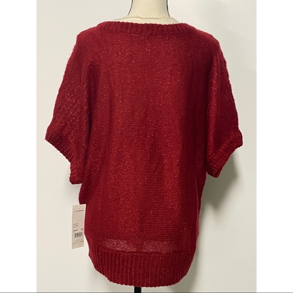 NWT NY Collection Red Sweater Size L - Picture 4 of 5